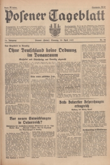 Posener Tageblatt. Jg.76, Nr. 94 (25 April 1937) + dod.