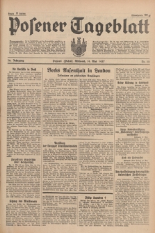 Posener Tageblatt. Jg.76, Nr. 111 (19 Mai 1937) + dod.