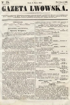 Gazeta Lwowska. 1853, nr 55