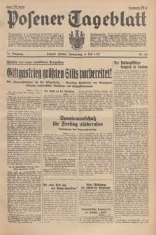 Posener Tageblatt. Jg.76, Nr. 152 (8 Juli 1937) + dod.