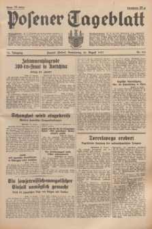 Posener Tageblatt. Jg.76, Nr. 194 (26 August 1937) + dod.