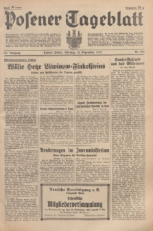 Posener Tageblatt. Jg.76, Nr. 209 (12 September 1937) + dod.