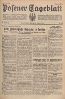 Posener Tageblatt. Jg.76, Nr. 243 (22 Oktober 1937) + dod.