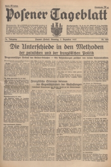 Posener Tageblatt. Jg.76, Nr. 280 (7 Dezember 1937) + dod.