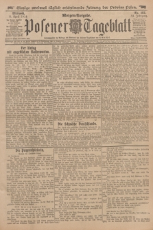 Posener Tageblatt. Jg.53, Nr. 165 (8 April 1914) + dod.