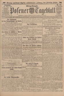 Posener Tageblatt. Jg.53, Nr. 192 (25 April 1914)