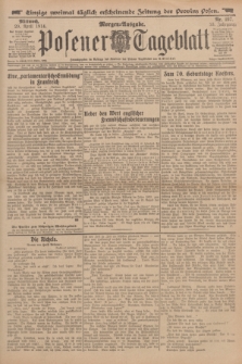 Posener Tageblatt. Jg.53, Nr. 197 (29 April 1914) + dod.