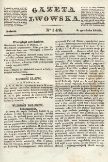 Gazeta Lwowska. 1843, nr 142