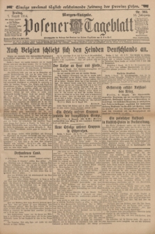 Posener Tageblatt. Jg.53, Nr. 365 (7 August 1914) + dod.