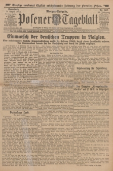 Posener Tageblatt. Jg.53, Nr. 367 (8 August 1914) + dod.