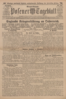 Posener Tageblatt. Jg.53, Nr. 379 (15 August 1914) + dod.