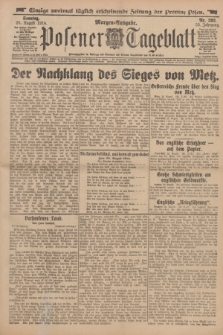 Posener Tageblatt. Jg.53, Nr. 393 (23 August 1914) + dod.