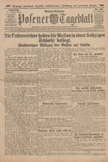 Posener Tageblatt. Jg.53, Nr. 399 (27 August 1914) + dod.