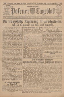 Posener Tageblatt. Jg.53, Nr. 401 (28 August 1914) + dod.