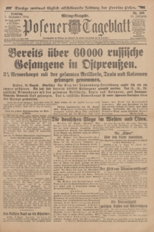 Posener Tageblatt. Jg.53, Nr. 408 (1 September 1914)