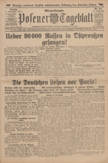 Posener Tageblatt. Jg.53, Nr. 414 (4 September 1914)