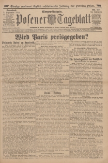 Posener Tageblatt. Jg.53, Nr. 415 (5 September 1914) + dod.