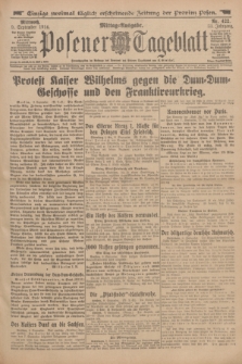 Posener Tageblatt. Jg.53, Nr. 422 (9 September 1914)