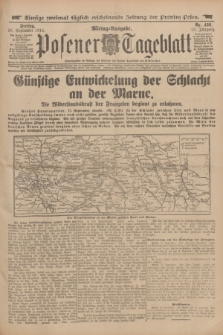 Posener Tageblatt. Jg.53, Nr. 438 (18 September 1914)