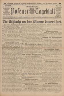 Posener Tageblatt. Jg.53, Nr. 440 (19 September 1914)