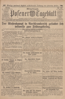 Posener Tageblatt. Jg.53, Nr. 450 (25 September 1914)