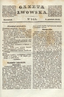 Gazeta Lwowska. 1843, nr 144