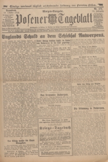 Posener Tageblatt. Jg.53, Nr. 475 (10 Oktober 1914) + dod.