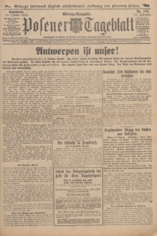 Posener Tageblatt. Jg.53, Nr. 476 (10 Oktober 1914)