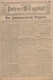 Posener Tageblatt. Jg.53, Nr. 477 (11 Oktober 1914) + dod.