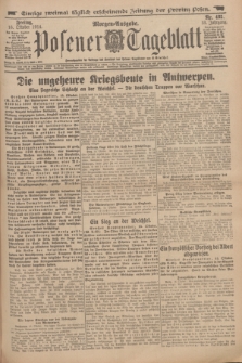 Posener Tageblatt. Jg.53, Nr. 485 (16 Oktober 1914) + dod.