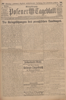 Posener Tageblatt. Jg.53, Nr. 498 (23 Oktober 1914)