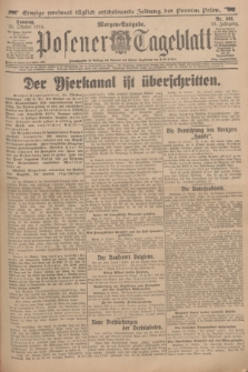 Posener Tageblatt. Jg.53, Nr. 501 (25 Okober 1914) + dod.