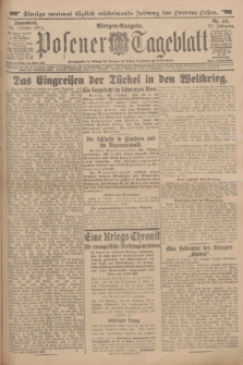 Posener Tageblatt. Jg.53, Nr. 511 (31 Oktober 1914) + dod.