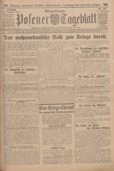Posener Tageblatt. Jg.53, Nr. 516 (3 November 1914)