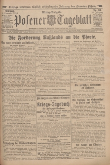 Posener Tageblatt. Jg.53, Nr. 518 (4 November 1914)