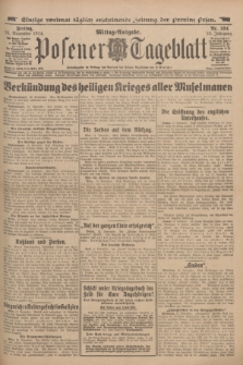 Posener Tageblatt. Jg.53, Nr. 534 (13 November 1914)