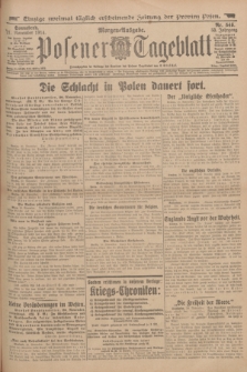 Posener Tageblatt. Jg.53, Nr. 545 (21 November 1914) + dod.