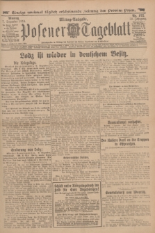 Posener Tageblatt. Jg.53, Nr. 572 (7 Dezember 1914)