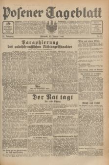 Posener Tageblatt. Jg.71, Nr. 21 (27 Januar 1932) + dod.