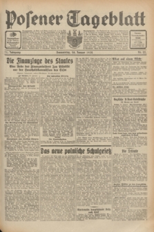 Posener Tageblatt. Jg.71, Nr. 22 (28 Januar 1932) + dod.