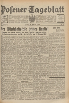 Posener Tageblatt. Jg.71, Nr. 34 (12 Februar 1932) + dod.