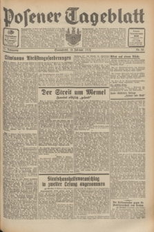Posener Tageblatt. Jg.71, Nr. 35 (13 Februar 1932) + dod.