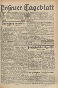 Posener Tageblatt. Jg.71, Nr. 38 (17 Februar 1932) + dod.