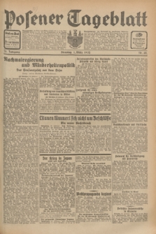 Posener Tageblatt. Jg.71, Nr. 49 (1 März 1932) + dod.