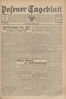 Posener Tageblatt. Jg.71, Nr. 51 (3 März 1932) + dod.
