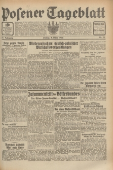 Posener Tageblatt. Jg.71, Nr. 52 (4 März 1932) + dod.