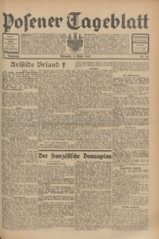 Posener Tageblatt. Jg.71, Nr. 56 (9 März 1932) + dod.
