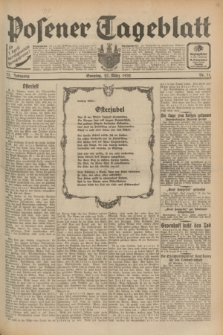 Posener Tageblatt. Jg.71, Nr. 71 (27 März 1932) + dod.
