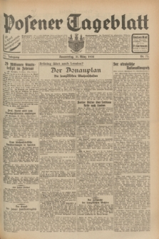 Posener Tageblatt. Jg.71, Nr. 73 (31 März 1932) + dod.