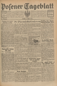 Posener Tageblatt. Jg.71, Nr. 80 (8 April 1932) + dod.